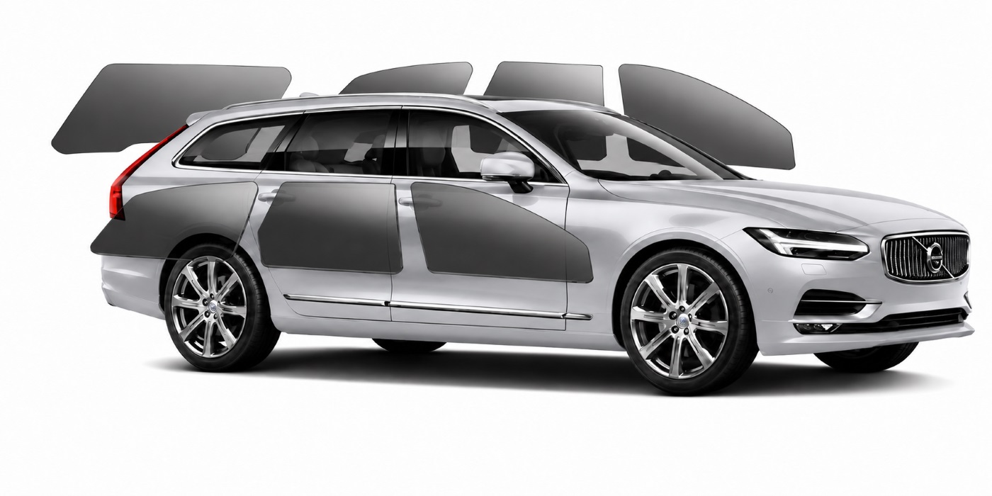 Professional pre-cut window film Car with professional pre-cut window film from Solar Gard
